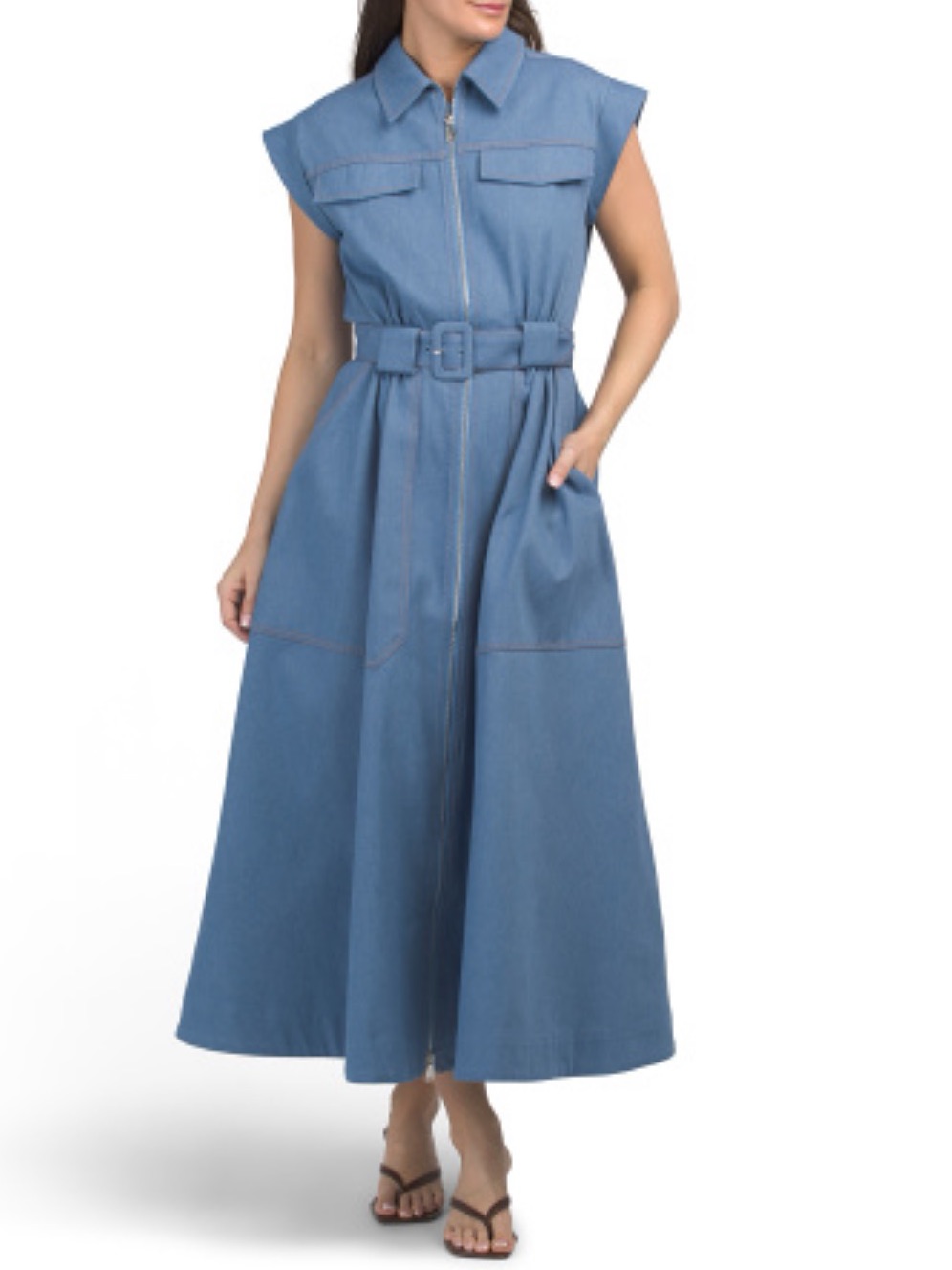 Nicholas Trisha Utility Midi Dress